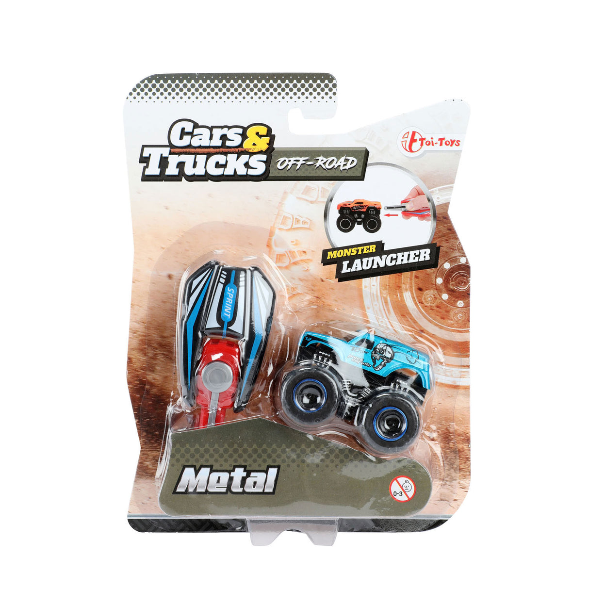 Toi-toys trucks afschiet mini monster truck