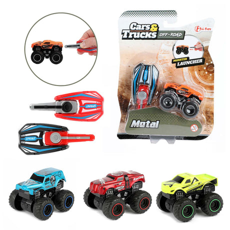 Vehicool cars trucks afschiet mini monster truck