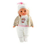 Toi-Toys Lovely Baby Babypop Winterkleren en Flesje