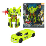 Roboforces Transformeer Auto Robot Groen