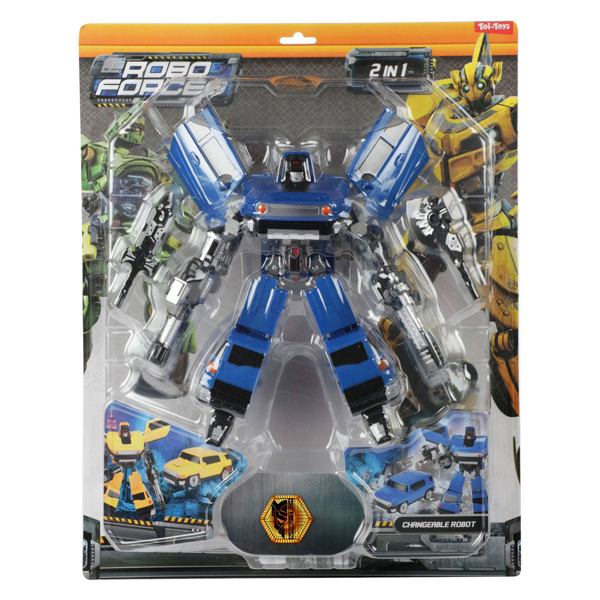 Roboforces veranderrobot - suv the super morpf blauw