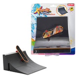 Toi-toys vingerskateboard met schans