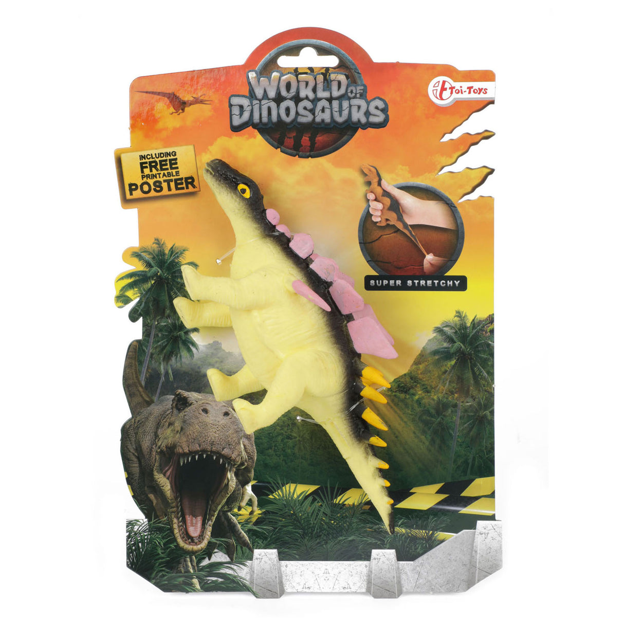 Toi-toys dinosaurus rekbaar