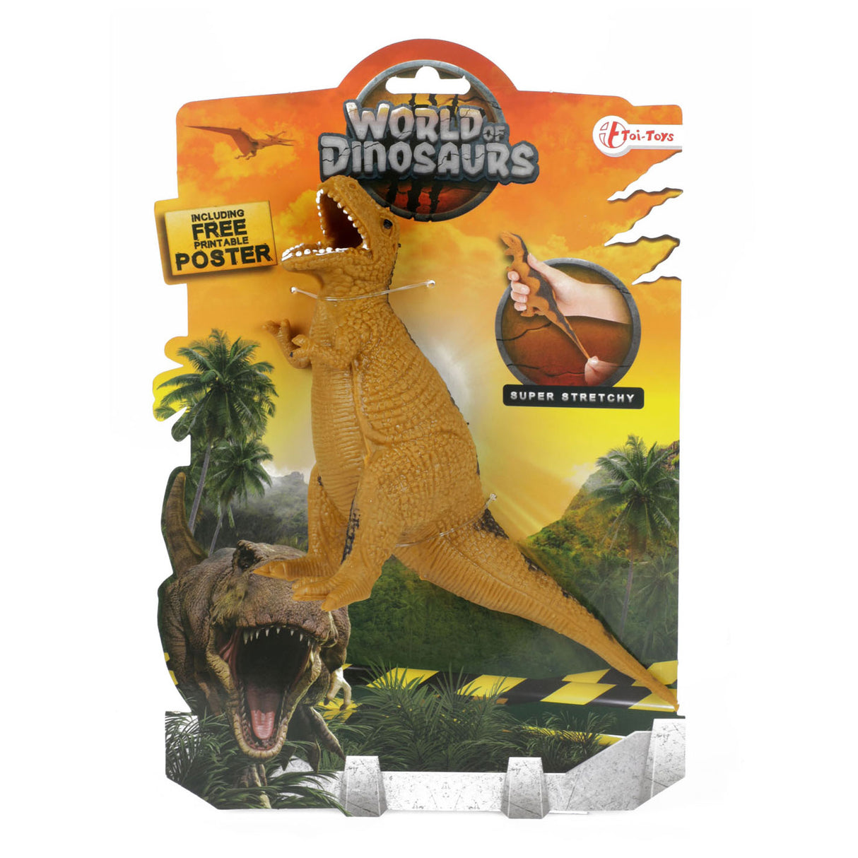 Toi-toys dinosaurus rekbaar