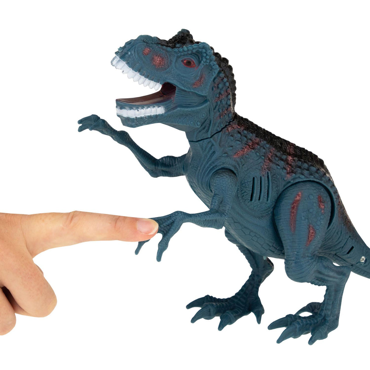 Toi-toys world of dinosaurs dino met geluid en ei blauw
