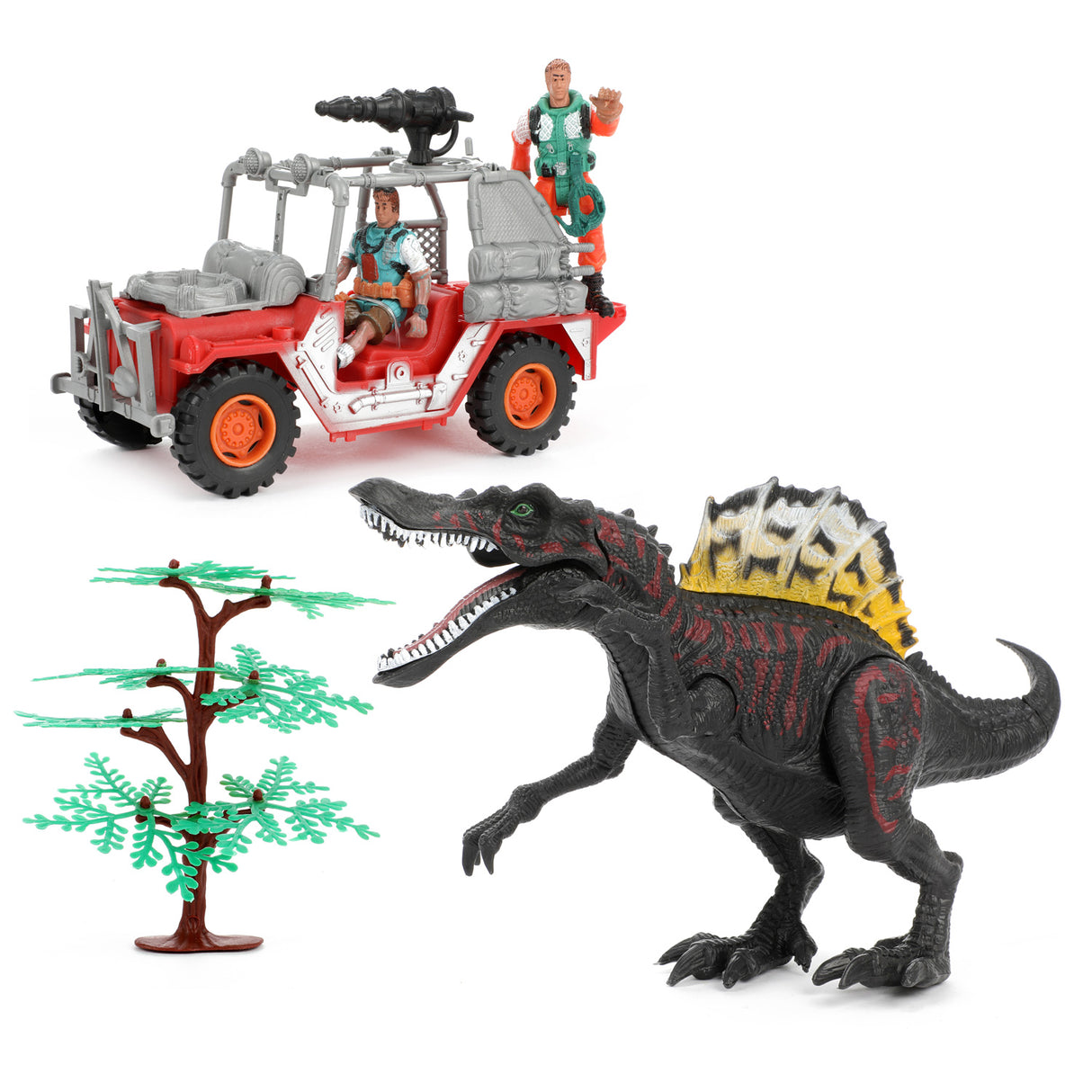 World of Dinosaurs Speelset Jeep met Dino