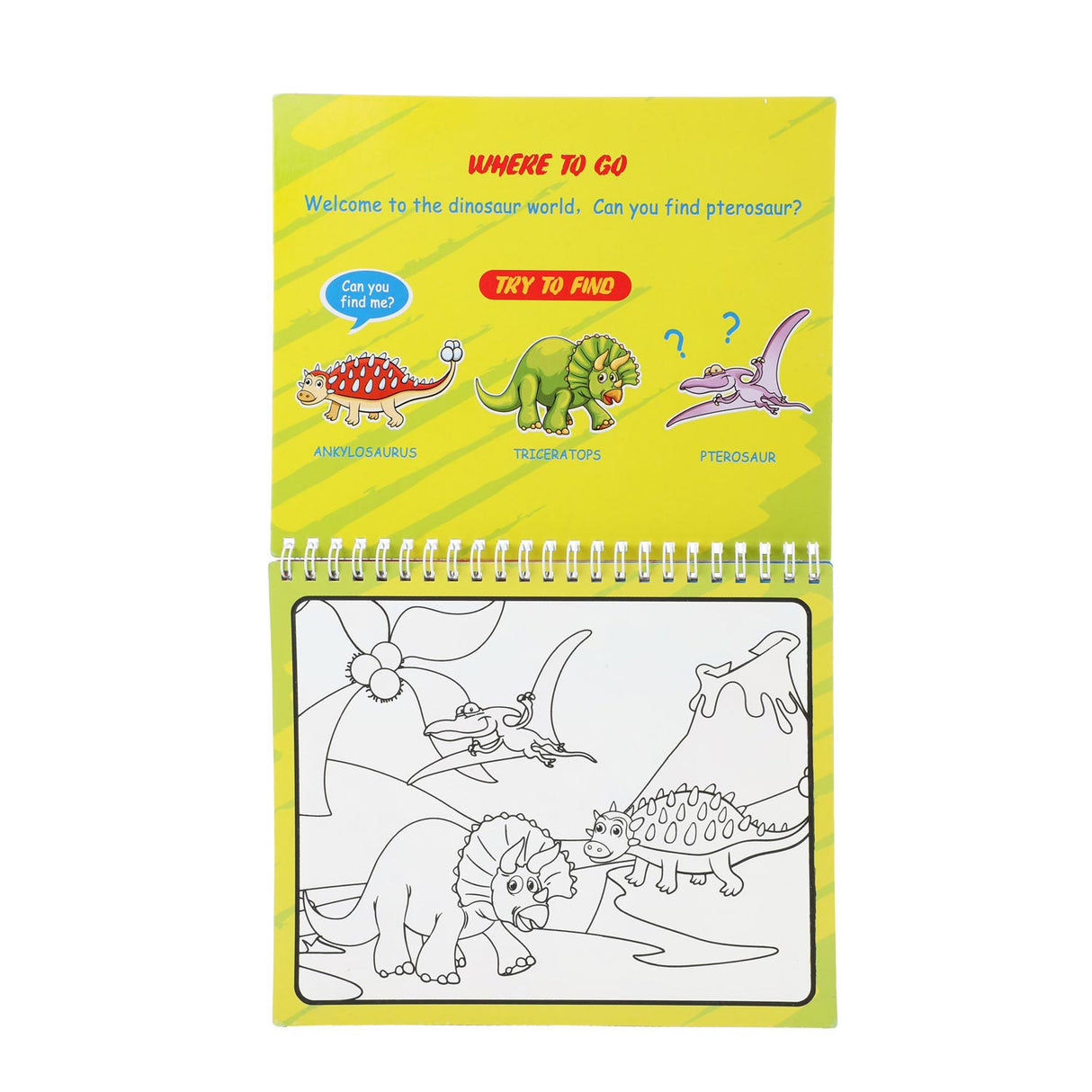 Toi-toys toi toys kleuren met water 'dino'