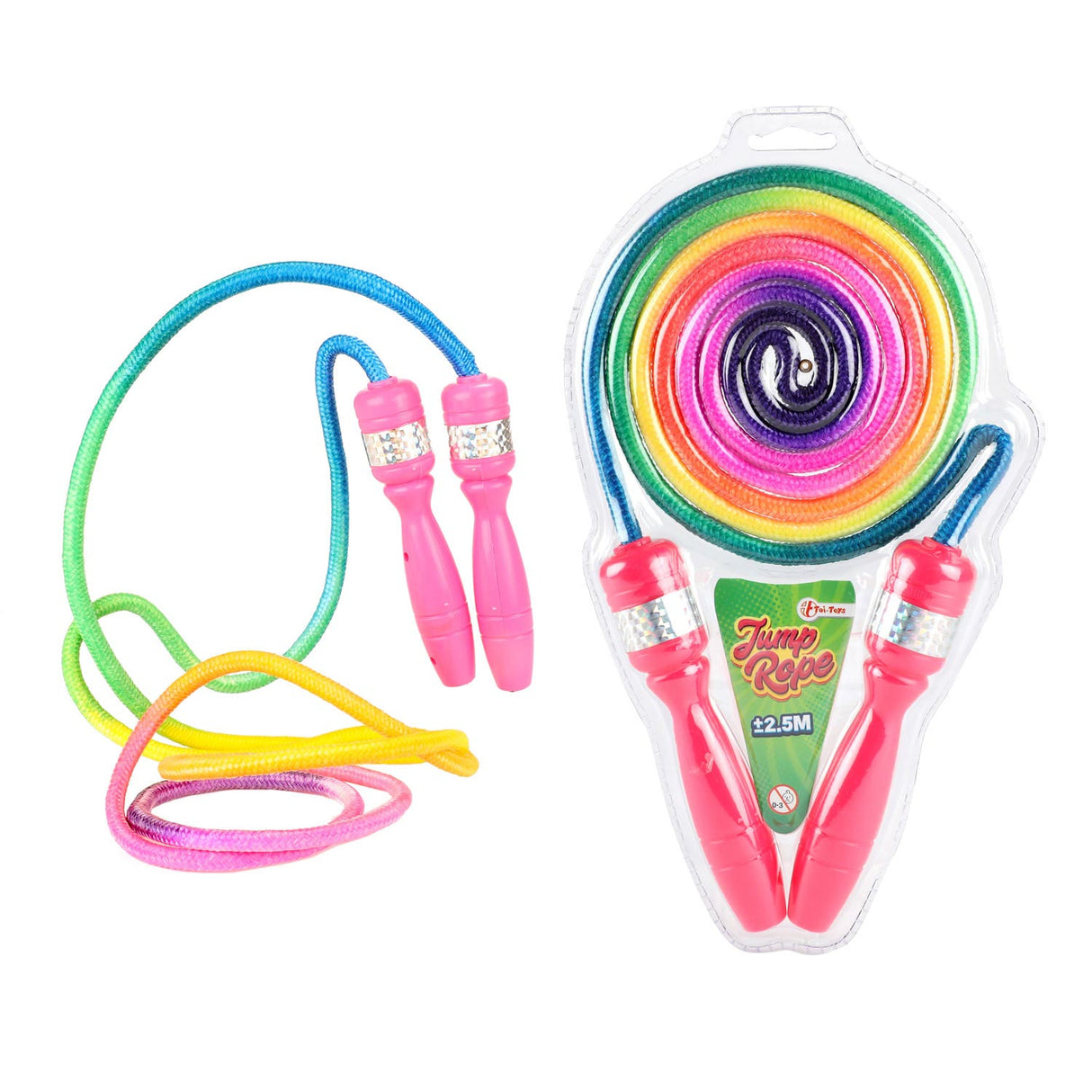 Toi-toys toi toys springtouw regenboog kleuren