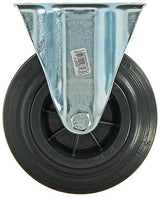 Mack by tente 1049129 - vast wiel bevestigingsplaat rubber met nylon velg 160mm | 4 stuks
