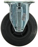 Mack by tente 1049127 - vast wiel bevestigingsplaat rubber met nylon velg 125mm | 4 stuks