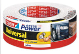 Tesa textieltape extra power universeel ducttape textielversterkt voor repareren – wit 50m x 50mm