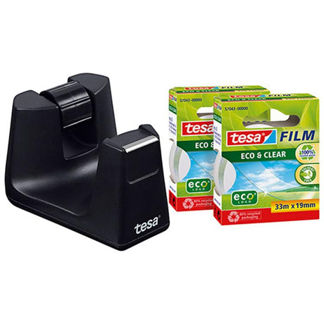 Tesa 1059232 - film easy cut smart empty + 2x eco clear 33m x 19mm | 6 stuks