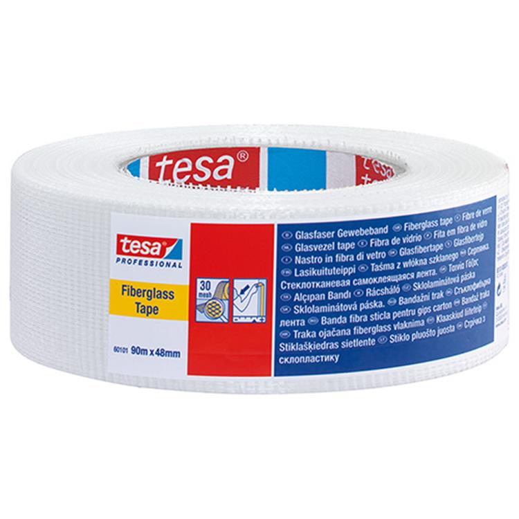 Tesa professional tesa® professional - glasvezeltape - gipsplaatverbindingen - zelfklevend - wit - 45m x 48mm