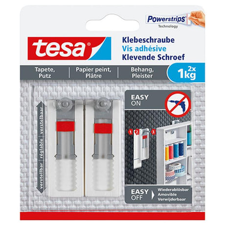 Tesa 1051202 - verstel. klevende schroefgevoelige oppervlakken 1kg | 6 stuks