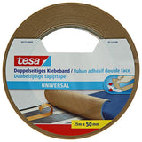 Tesa dubbelzijdig plakband universeel veelzijdig verpakking decoratie tapijt – 25m x 50mm