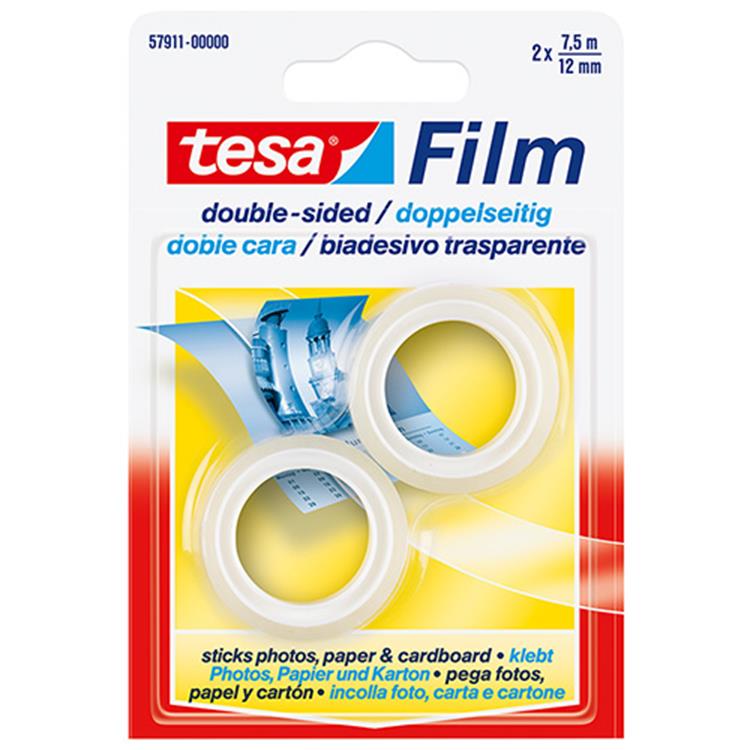 Tesa 1059246 - 2x film double-sided 7,5:12 bl | 6 stuks