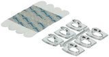 3m command™ doorzichtige mini haken met doorzichtige strips, 6hks+8s pk