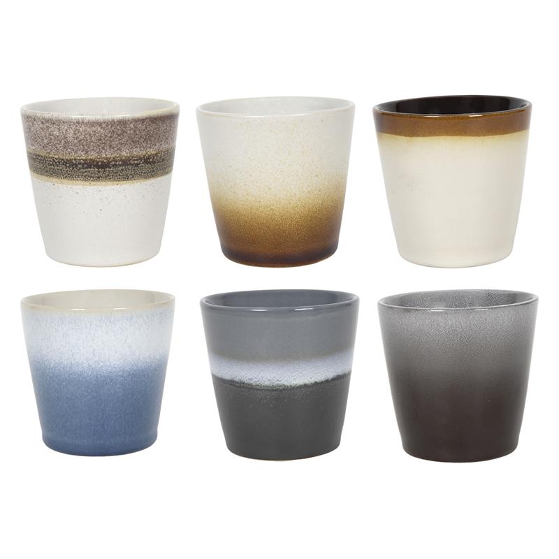 Svenska living koffiemok 'storm' ø7,5cm 200ml doos a 6