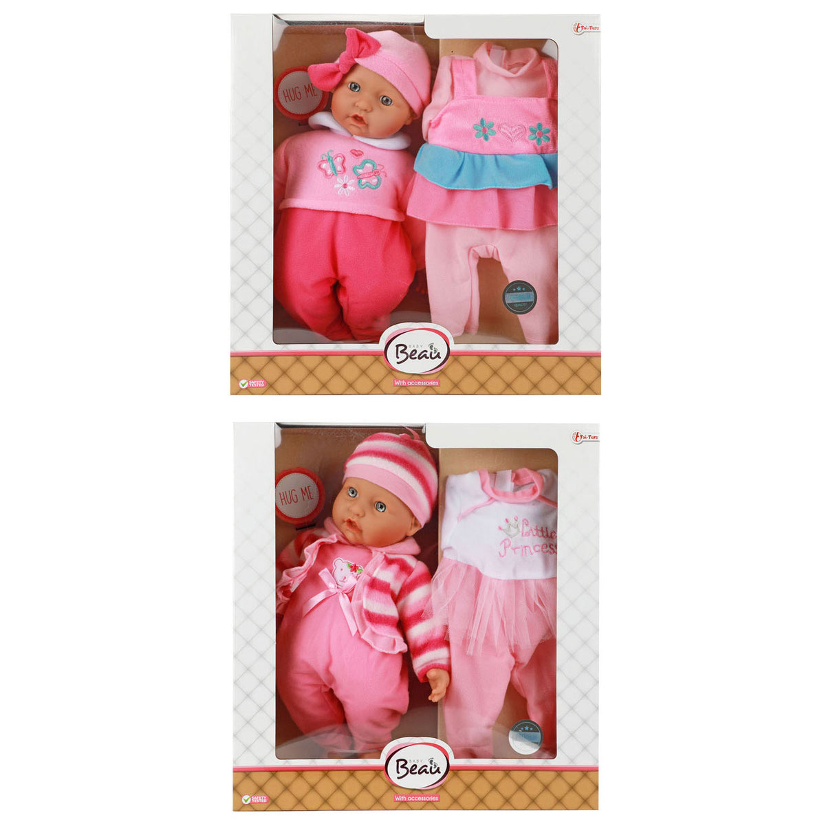 Beau Baby Babypop met Kleding Cadeauset