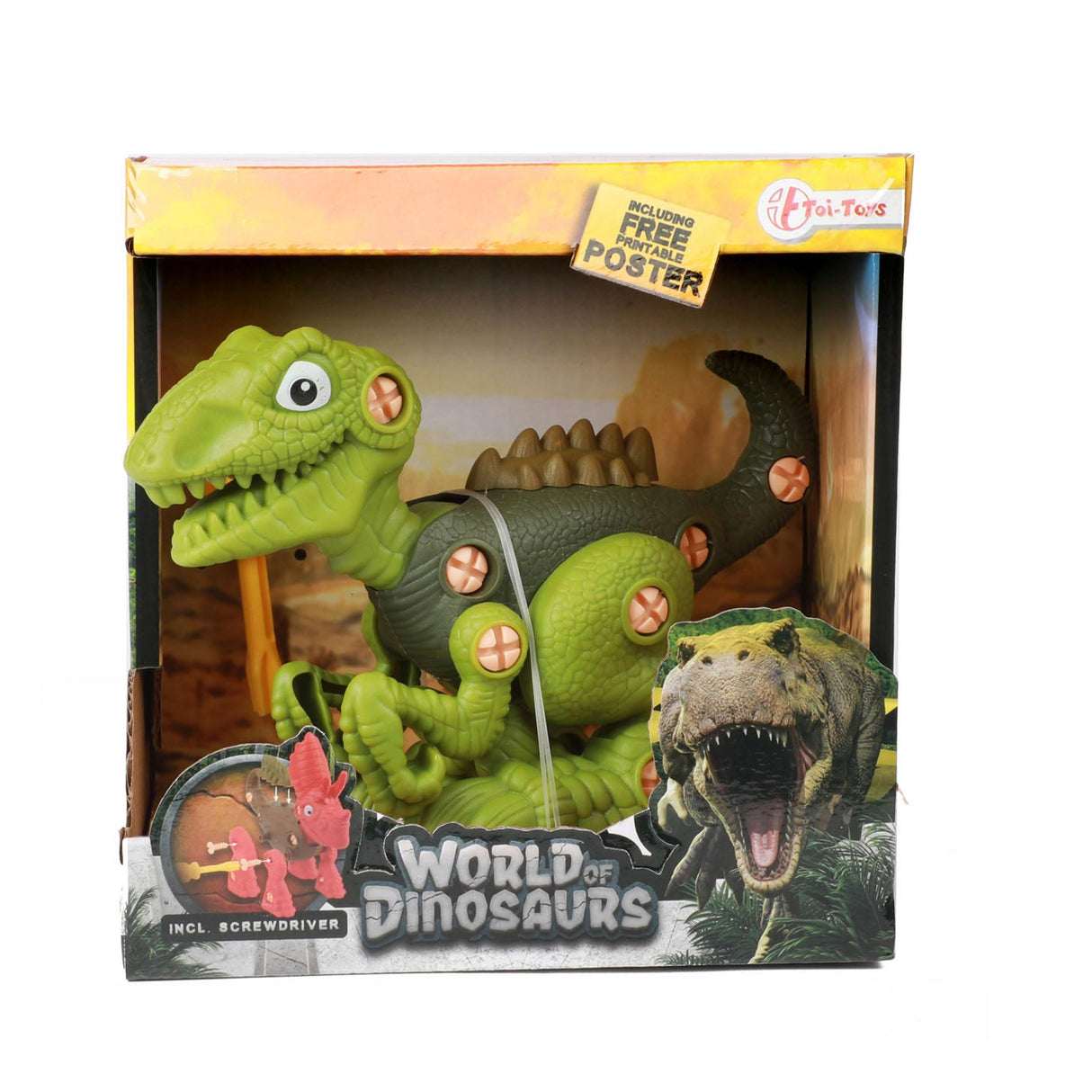 World of dinosaurs bouw een dino