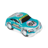 Toi-Toys Turbo Racers Mini Rally Pull-backauto's, 9st.