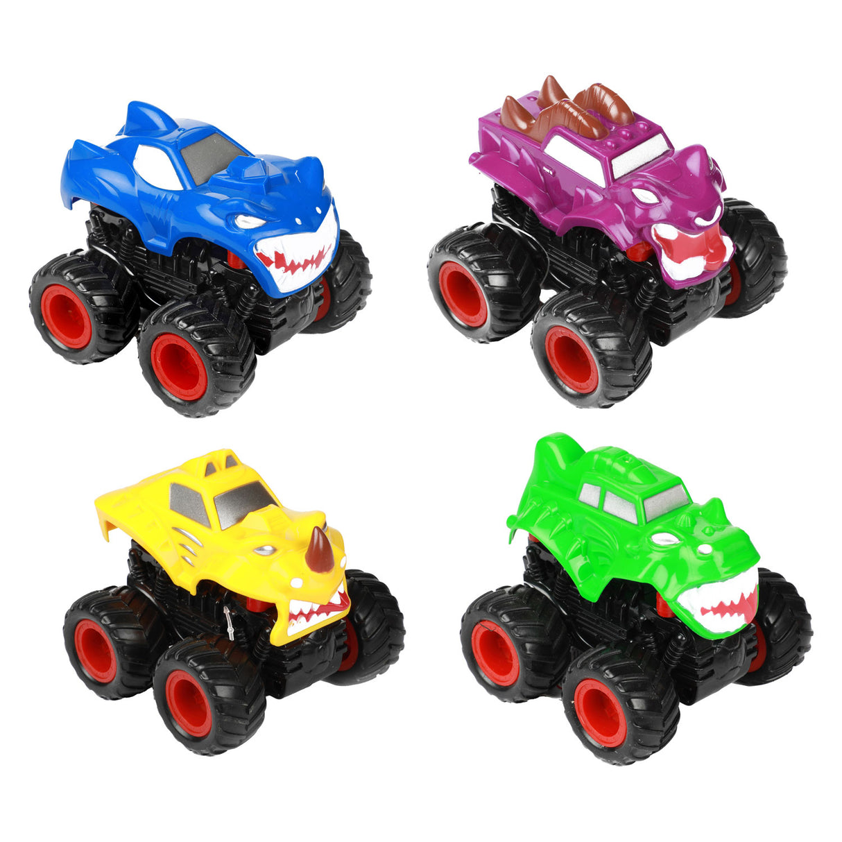 Toi-Toys Trucks Frictie Monstertruck met Tanden