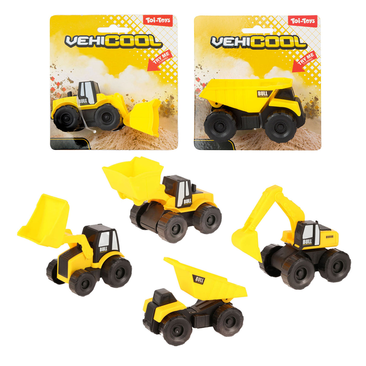 Toi-toys vehicool mini werkvoertuig