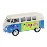 Welly Volkswagen 1962 Bus met Print Modelauto