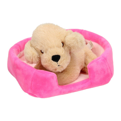 Toi toys bv pluchen hond in mand