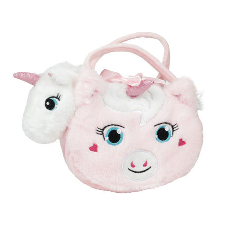 Toi-toys toi toys dream horse pluche eenhoorn in eenhoorntas 10x27x25cm