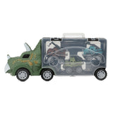 World of Dinosaurs Dinotruck met 3 Pull-back Auto's