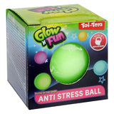 Toi-toys glow n fun anti stressbal glow in the dark