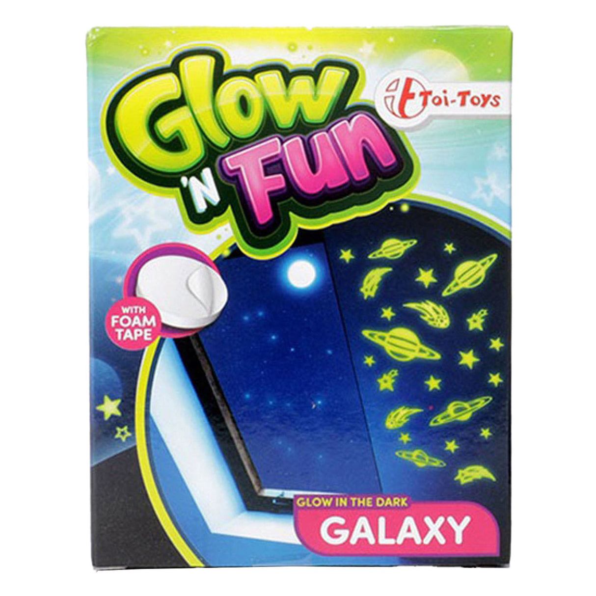 Toi-toys glow n fun glow in the dark space ruimtevaart