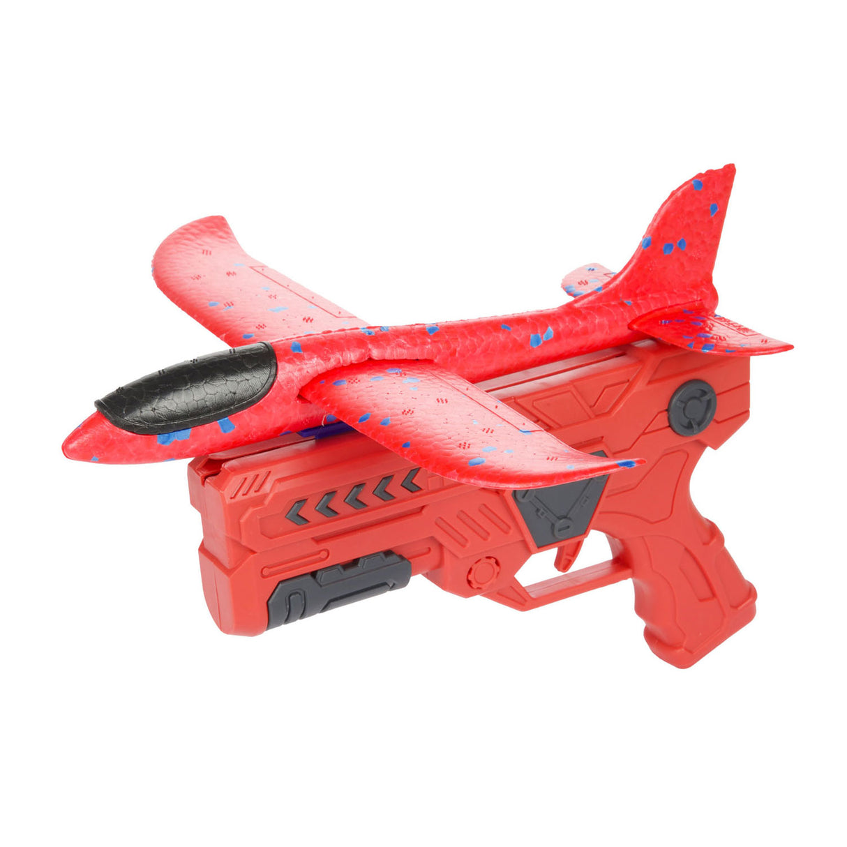 Toi-toys air foam vliegtuig met afschietpistool, 24cm