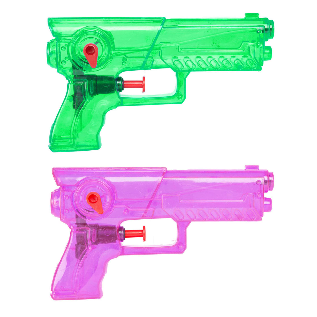 Splash waterpistool transparant, 2st.