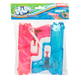 Splash waterpistool transparant, 2st.