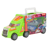 Toi-toys turbo racers vrachtwagen met raceauto's, 3dlg.