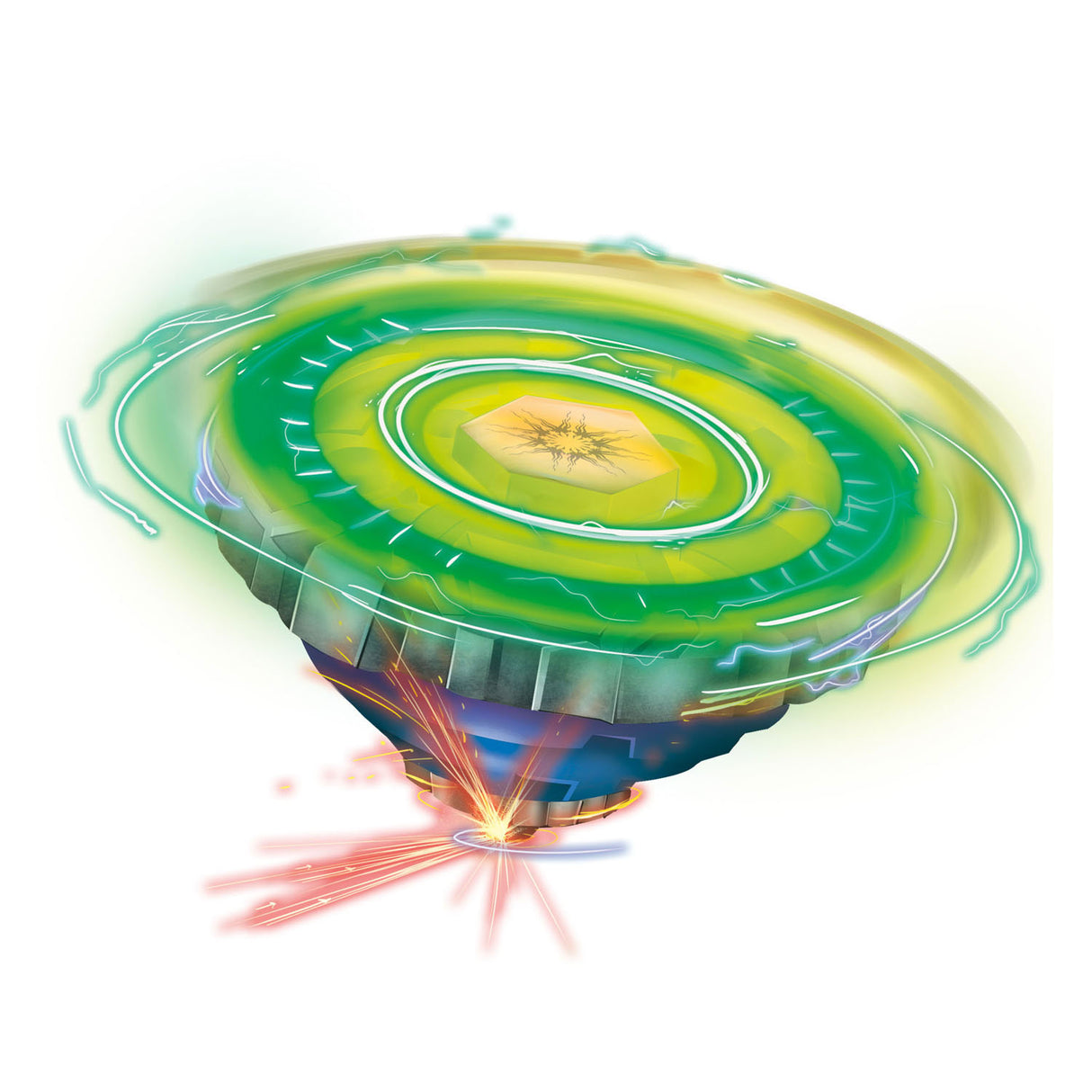 Toi-toys metalen tol gyro battle met licht