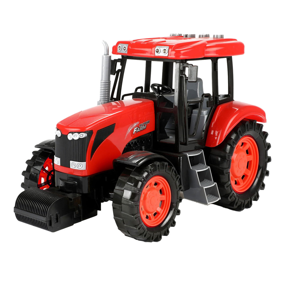 Toi-Toys Tractor Groot met Licht en Geluid Rood