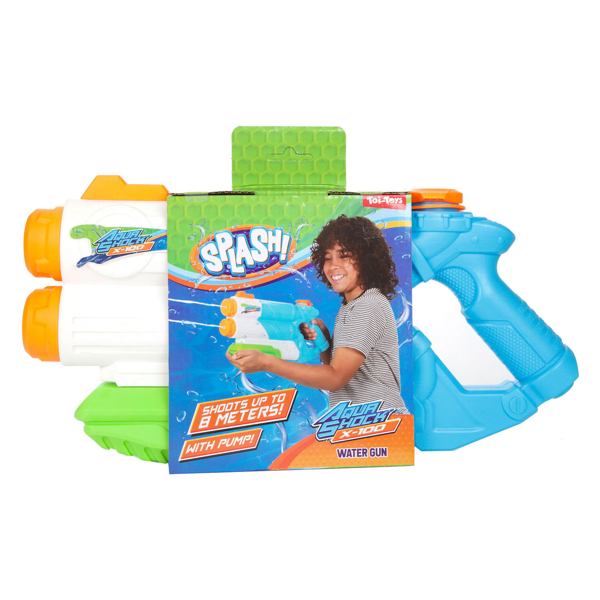 Splash waterpistool met dubbele loop power, 1080ml