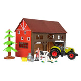 Toi-toys ackers ville boerderij met tractor licht en geluid speelset, 12dlg.