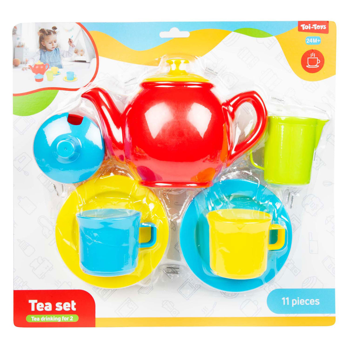 Toi-toys home food theekransjes, 11dlg.