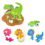 Toi-toys little stars foam vloerpuzzel dino, 36st.