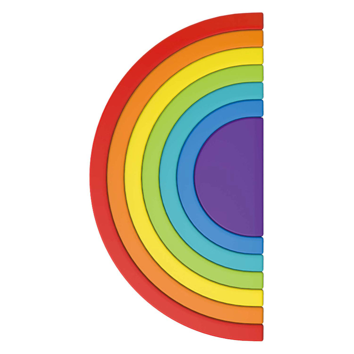 Toi-toys little stars baby stapeltoren regenboog, 7dlg.