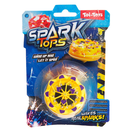 Toi-toys fun opwindtol sparks met vuursteen