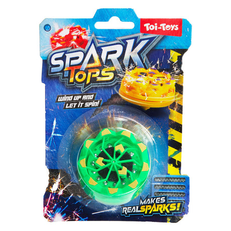 Toi-toys fun opwindtol sparks met vuursteen