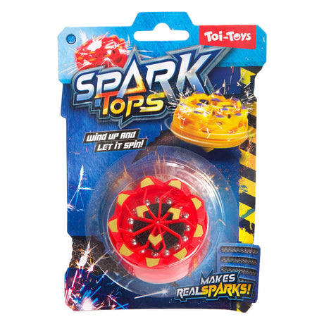 Toi-toys fun opwindtol sparks met vuursteen