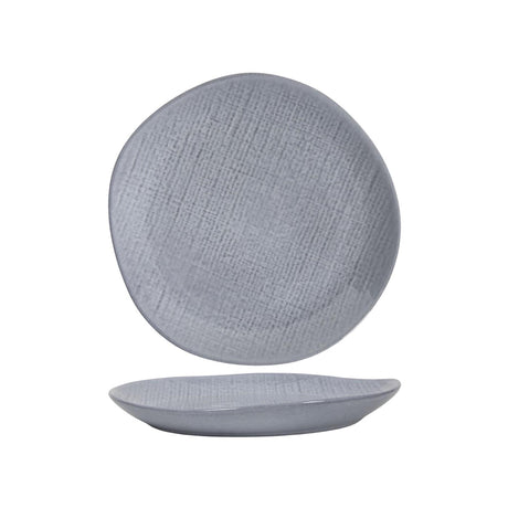 Dinerbord woven textile grijs ã˜27cm doos a 6