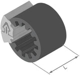 Herth+buss spezialbefestigung clipfixbasic clipfix spacer h+b inner-d=23,0mm,l=30mm
