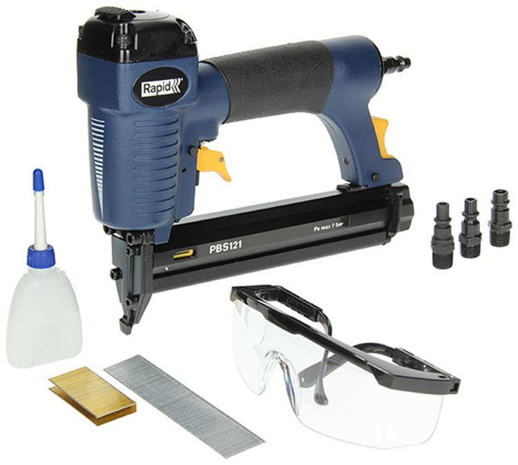 Rapid 1006102 - airtac pbs121 pneuma- tische tacker in koffer + acc. | 1 stuks